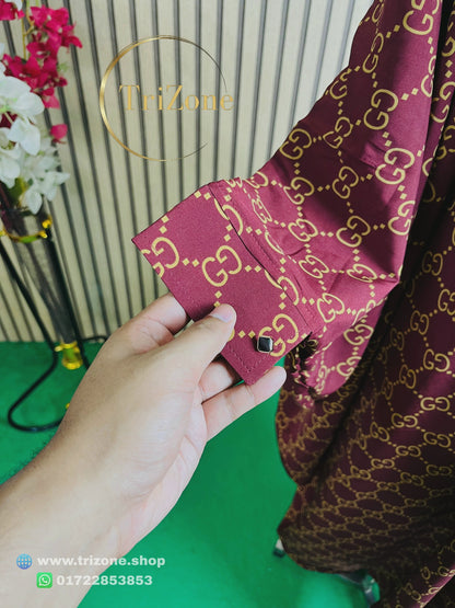 Gucci (MAROON) (লং আবায়া)