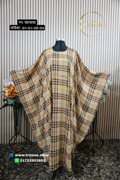 Burberry Print- লং আবায়া
