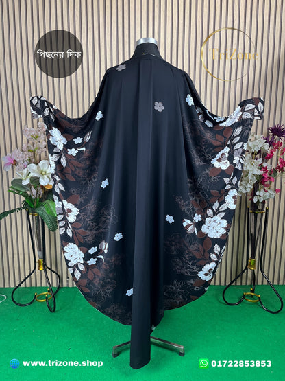 Black Sidework (লং কাফতান আবায়া)