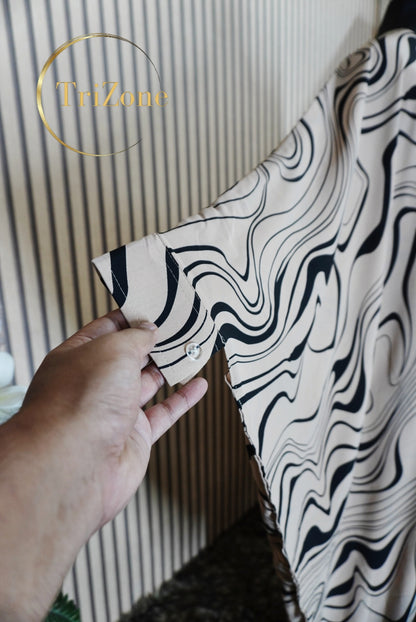 Skin Zebra- লং কাফতান আবায়া।