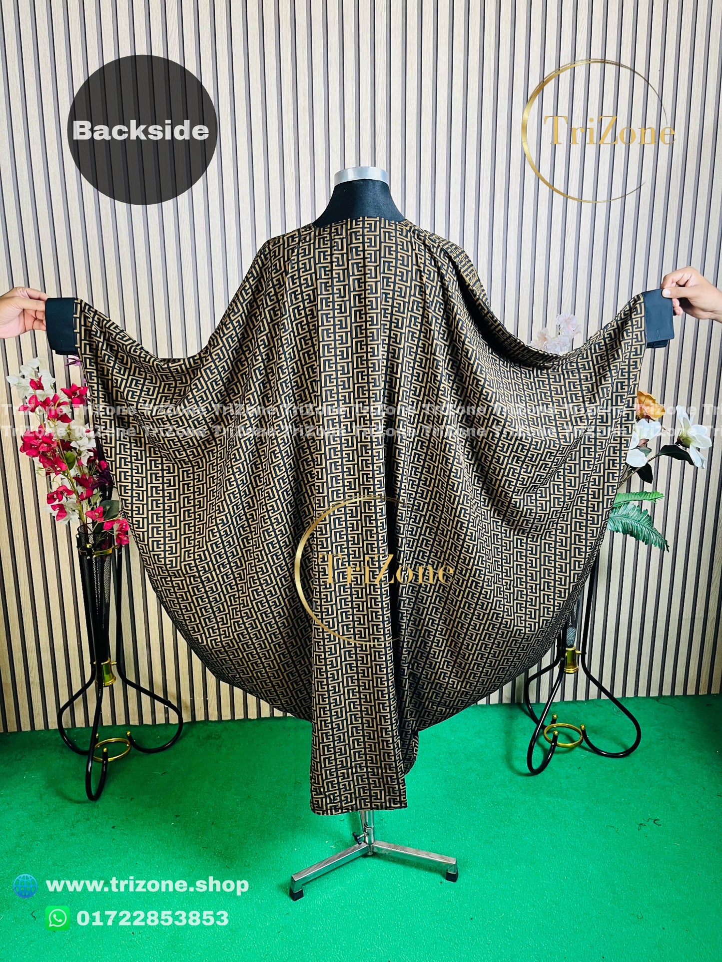 Black & Golden (শর্ট আবায়া)
