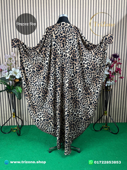 Tiger Print (লং কাফতান আবায়া)