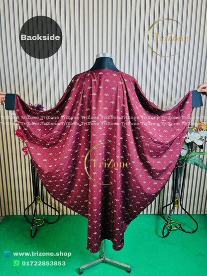 Maroon Crown (শর্ট আবায়া)