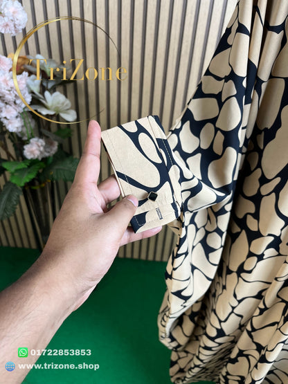 Skin Marbel প্রিন্টের (লং আবায়া)